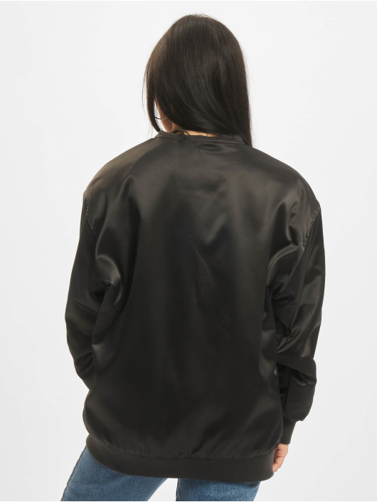 Urban Classics Bomber jacket Ladies Oversized Satin black