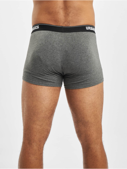 Urban Classics Herren Boxershorts Mens Double Pack In Grau