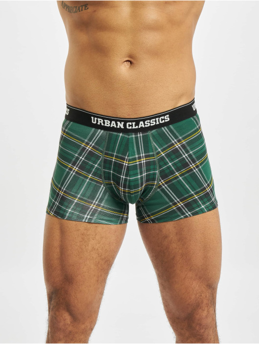 Urban Classics Boxershorts Boxer Shorts 3-Pack Mix grün