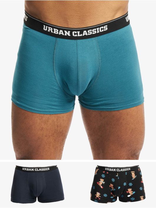 Urban Classics Boxershorts Organic X-Mas 3-Pack schwarz