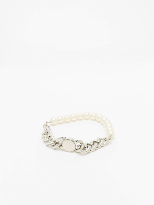 Urban Classics Bracelet Pearl Flat Chain argent