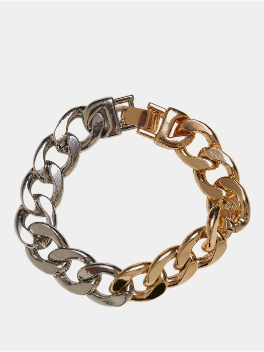 Urban Classics Bracelet Heavy Two-Tone gold colored