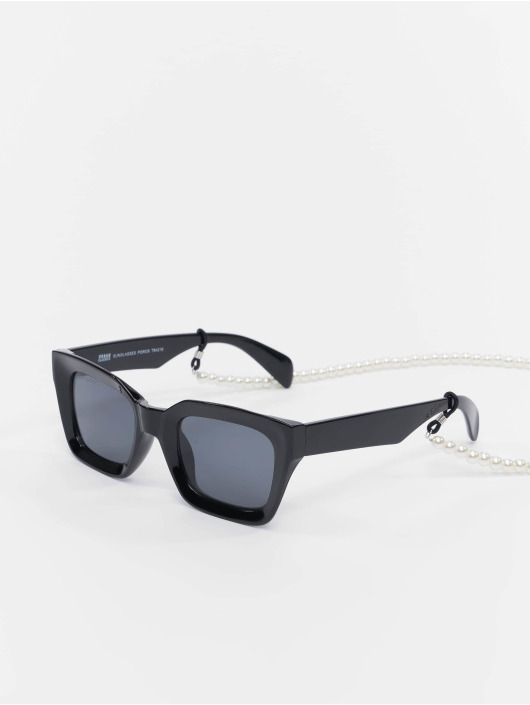 Urban Classics Briller Sunglasses Poros With Chain svart