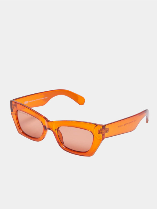 Urban Classics Brýle Sunglasses Bag With Strap & Venice hnědý