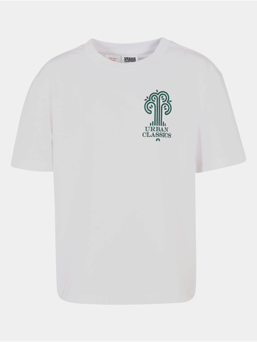Urban Classics Camiseta Boys Organic Tree Logo blanco