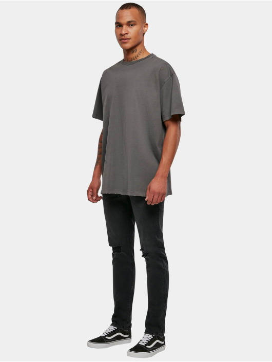 Urban Classics Camiseta Oversized Distressed negro