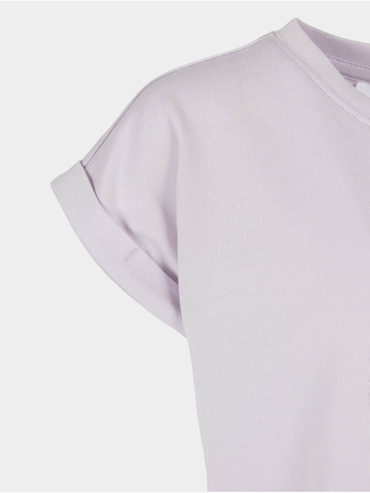 Urban Classics Camiseta Girls Organic Extended Shoulder púrpura