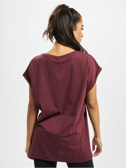 Urban Classics Camiseta Extended Shoulder rojo