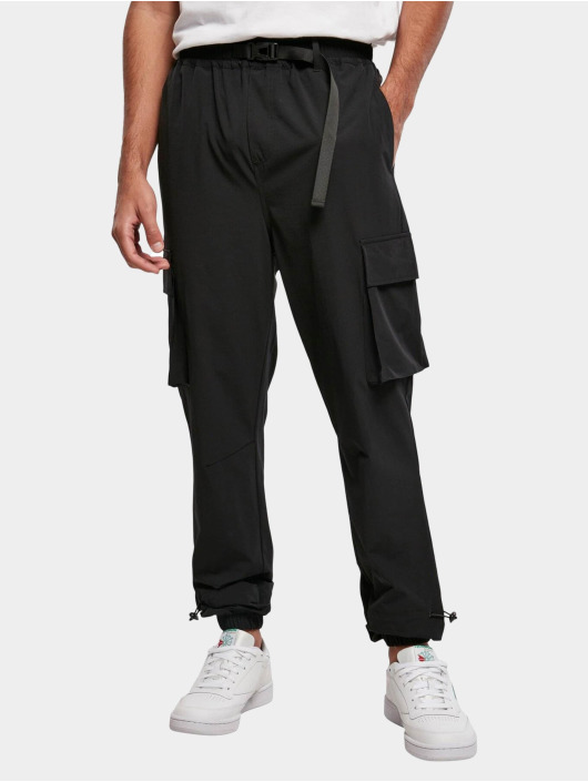 Urban Classics Cargo pants Adjustable čern