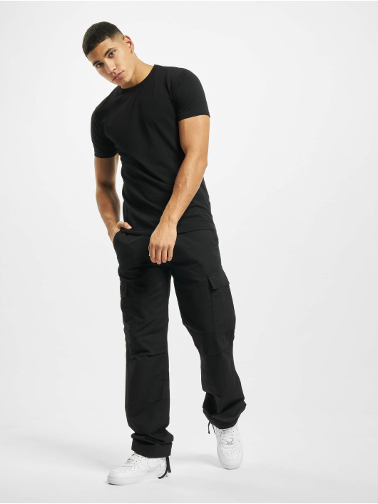 Urban Classics Cargohose Camouflage schwarz
