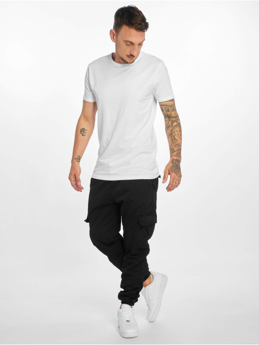 Urban Classics Cargohose Cargo Jogging schwarz