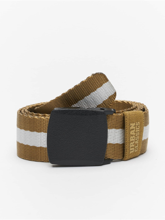 Urban Classics Ceinture Centre Stripe beige