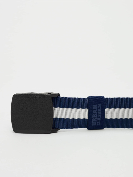 Urban Classics Ceinture Centre Stripe bleu
