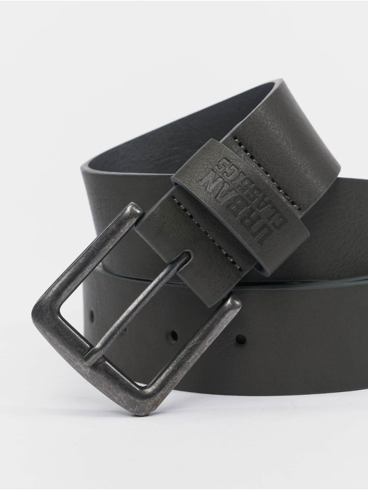 Urban Classics Ceinture Leather Imitation gris