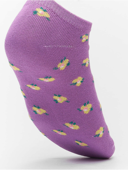 Urban Classics Chaussettes Recycled Yarn Flower Invisible 4-Pack gris