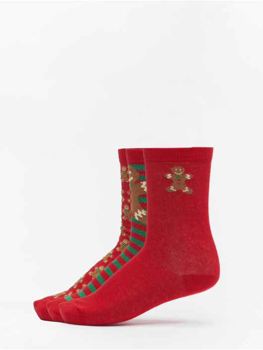 Urban Classics Chaussettes Christmas Gingerbread Lurex Mix multicolore