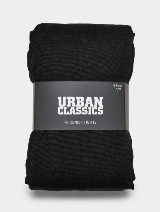 Urban Classics Chaussettes Denier noir