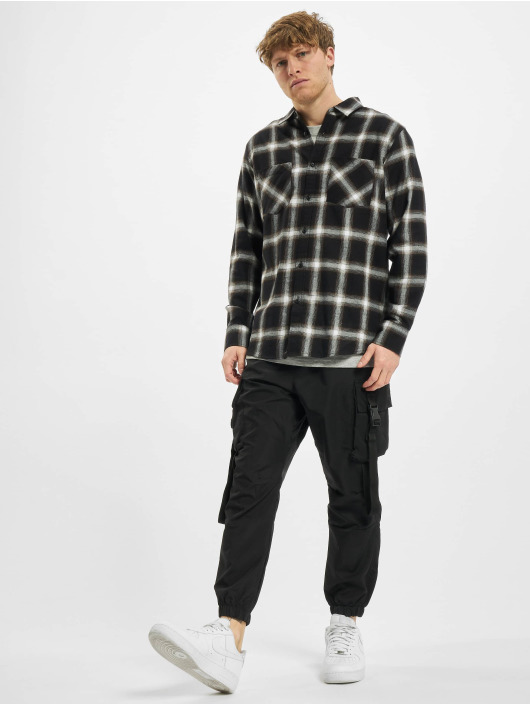 Urban Classics Chemise Checked 6 Flanell noir