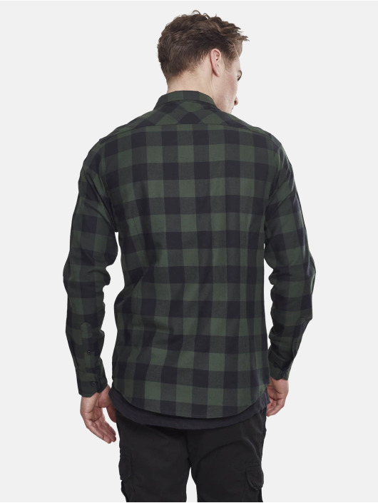 Urban Classics Chemise Checked Flanell noir