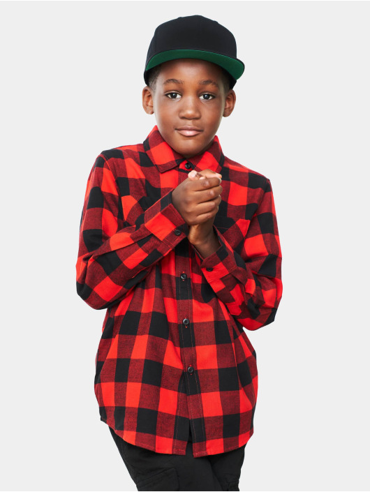 Urban Classics Chemise Boys Checked Flanell noir