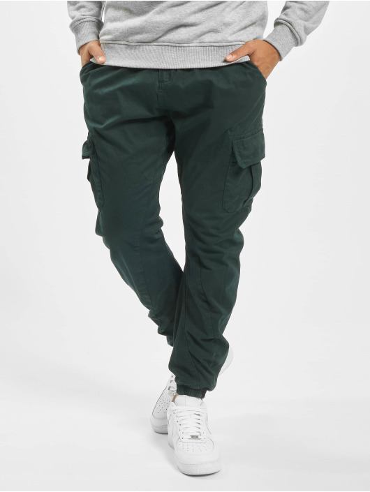 Urban Classics Chino bukser Cargo grøn