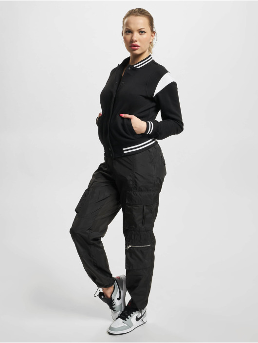 Urban Classics College Jacket Inset black