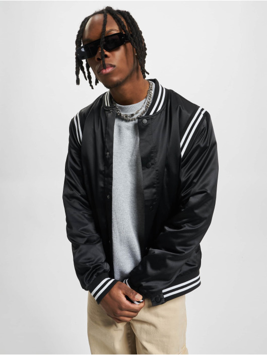 Urban Classics Collegetakit Satin musta