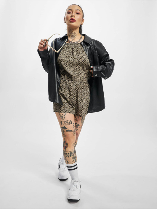 Urban Classics Combinaison & Combishort Short Longsleeve noir
