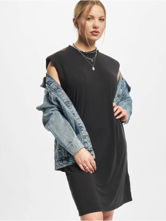Urban Classics Dress Ladies Modal Padded Shoulder Tank black