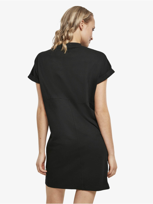 Urban Classics Dress Ladies Organic Cotton Cut On Sleeve black