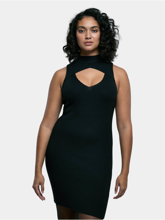 Urban Classics Dress Ladies Cut Out Sleevless black
