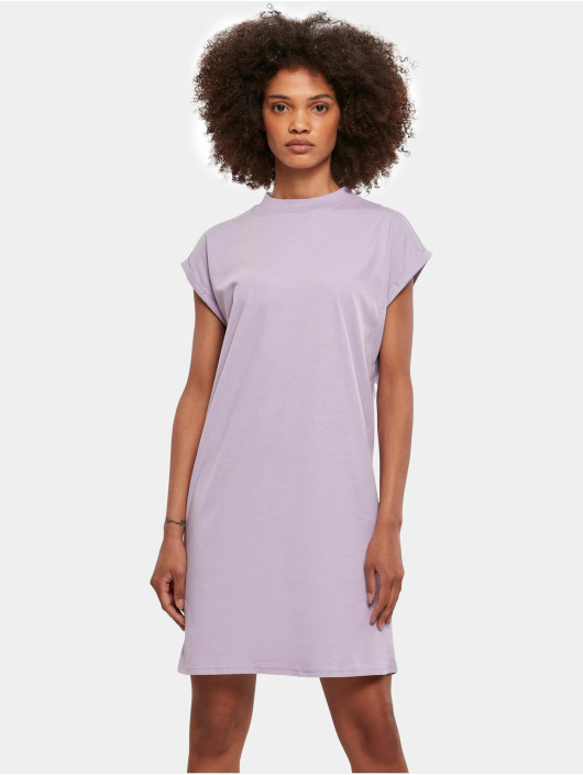 Urban Classics Dress Ladies Turtle Extended Shoulder purple