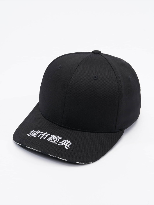Urban Classics Flexfitted Cap Embroidered Logo black