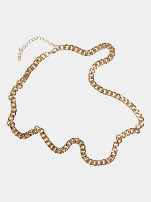 Urban Classics Gadget Long Basic Chain Necklace oro
