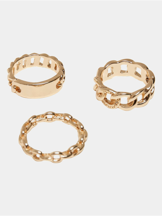 Urban Classics Gadget Chain Ring oro