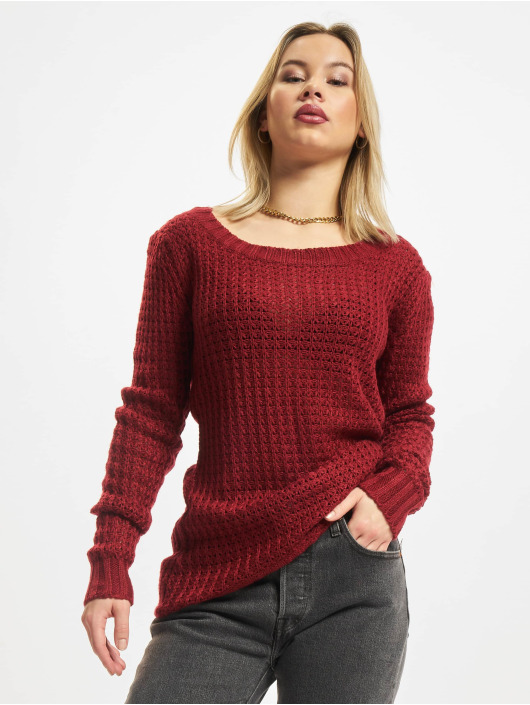 Urban Classics Gensre Ladies Long Wideneck red