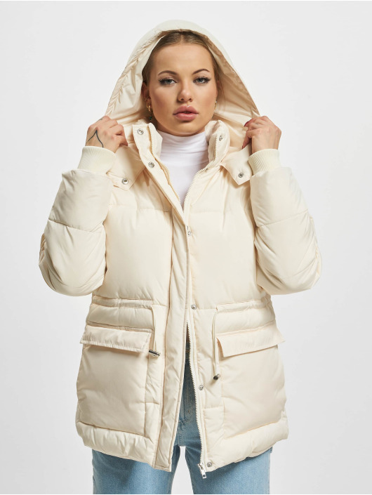 Urban Classics Gewatteerde jassen Ladies Waisted beige