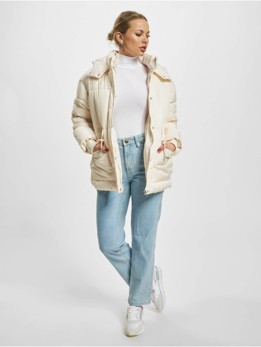Urban Classics Gewatteerde jassen Ladies Waisted beige