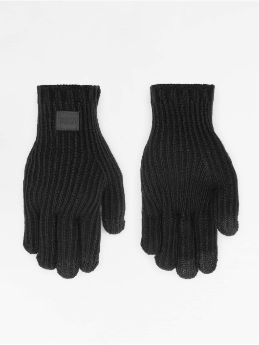 Urban Classics handschoenen Knitted Wool Mix Smart zwart