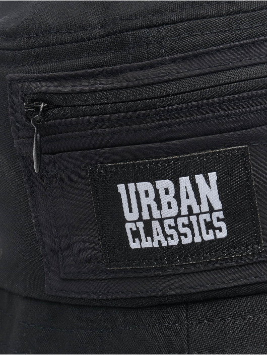 Urban Classics Hatter Canvas Logo svart