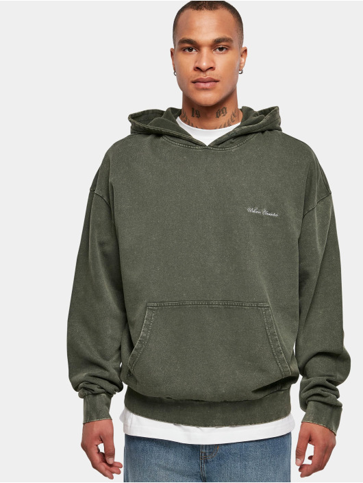 champion vintage dye green hoodie