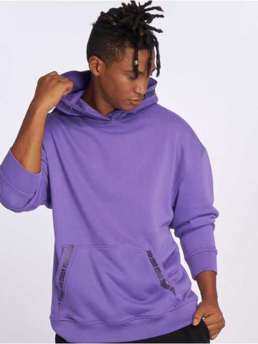 Urban Classics Hoodie Oversize purple