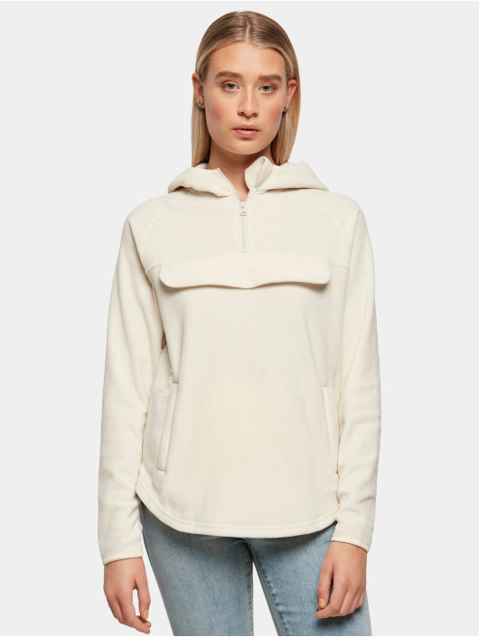 Urban Classics Hoodies Ladies Polar Fleece Pull Over beige