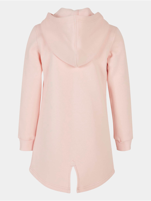 Urban Classics Hoodies con zip Girls Sweat rosa chiaro