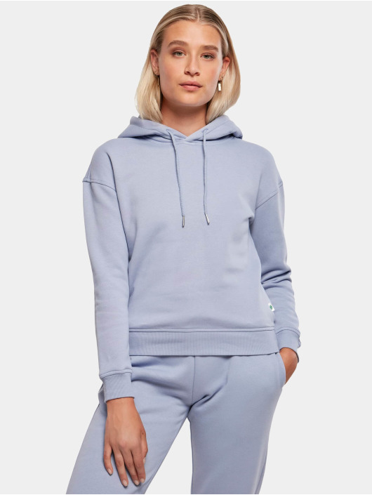 Urban Classics Damen Hoody Ladies Organic in blau
