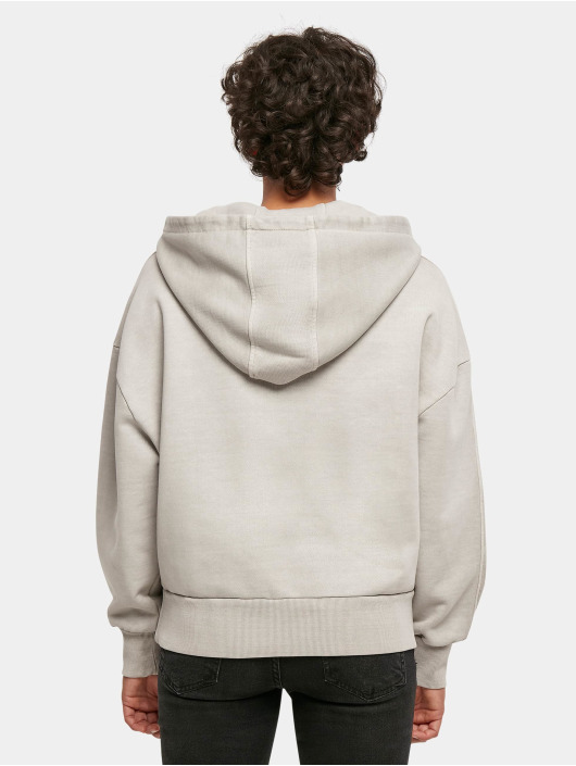 Urban Classics Hoody Ladies Heavy Terry Garment Dye grijs