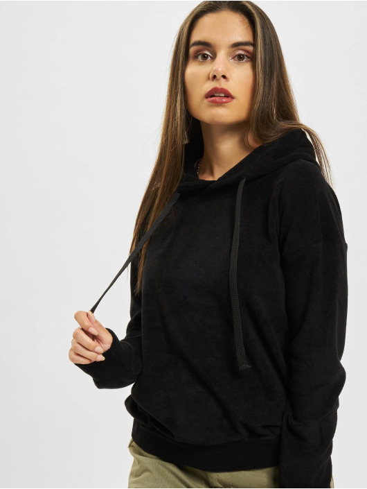 Urban Classics Hoody Towel schwarz