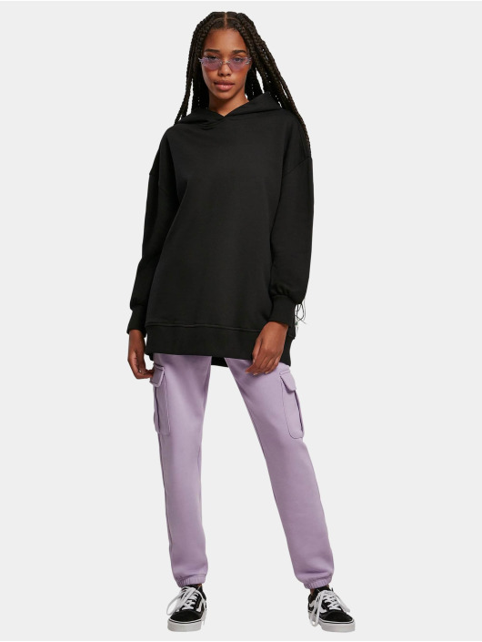 Urban Classics Hoody Ladies Big Oversized schwarz