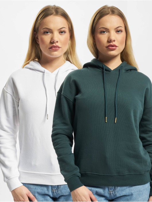 Urban Classics Hoody Ladies 2-Pack wit