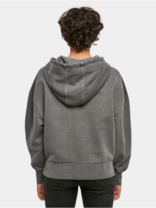 Urban Classics Hupparit Ladies Heavy Terry Garment Dye harmaa